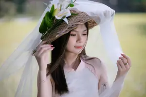 Ethereal Beauty Amidst Green Nature | Stunning Outdoor Portrait-6