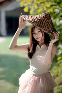 Ethereal Beauty Amidst Green Nature | Stunning Outdoor Portrait-4