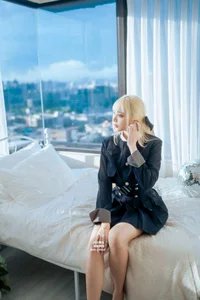 Stunning Haruka Cosplay: Japanese Student Uniform Series - High-Quality 88P 1V Collection for Seifuku Fashion Lovers-0