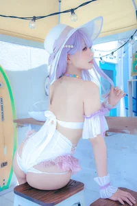 Ethereal Charm: Ely_eee Captivates in the Stunning Plymouth Swimsuit Collection-5