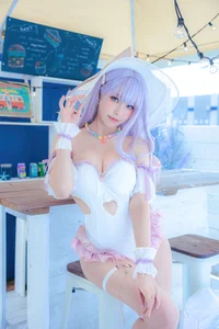 Ethereal Charm: Ely_eee Captivates in the Stunning Plymouth Swimsuit Collection-19