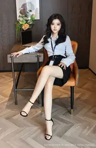 XiuRen No10674 Nuo Li Zi Unveiling Her Captivating Office Charm-43