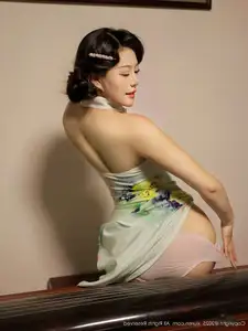 XiuRen No.10749: Li Li An Na O's Elegant Cheongsam Photoshoot Captures Timeless Asian Beauty-16