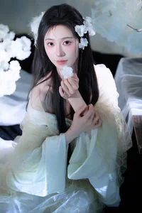 Ethereal Moonlight Muse: Discover the Poetic Beauty of Fen Mian Gu Niang-9