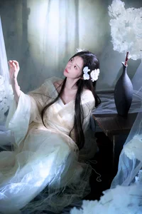 Ethereal Moonlight Muse: Discover the Poetic Beauty of Fen Mian Gu Niang-12