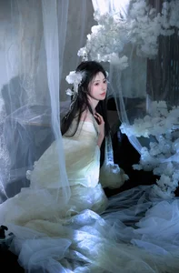 Ethereal Moonlight Muse: Discover the Poetic Beauty of Fen Mian Gu Niang-11