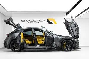 Discover the stunning Keyvany-tuned Ferrari Purosangue: Aggressive exterior meets vibrant yellow interior-0