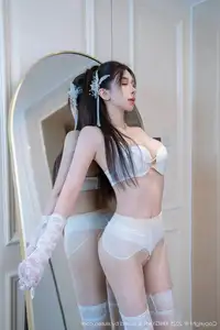 Unveiling Li Li Sha's Ethereal Charm: XingYan Vol.402 Collection of Alluring White Lace Elegance-15