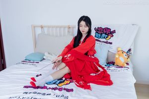 Chinese Model Rongrong No.2328: Elegant Hanfu in Radiant Red Traditional Attire-20