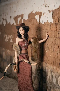 Wild Elegance: Liao Xiao Lan's Cinematic Style in YiTuYu Vol.8963-5