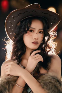 Wild Elegance: Liao Xiao Lan's Cinematic Style in YiTuYu Vol.8963-0