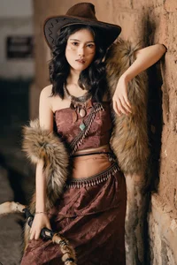 Wild Elegance: Liao Xiao Lan's Cinematic Style in YiTuYu Vol.8963-10