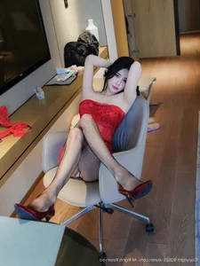 Elegant Secretary Office Fashion Photography - XiuRen No.10744 Featuring Sophisticated Professional Style and Aesthetic Corporate Chic Portraits-7