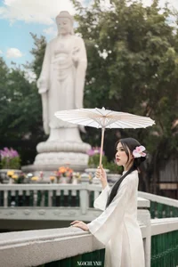 Ethereal Muse in the Bamboo Forest: A Poetic Traditional Journey-1