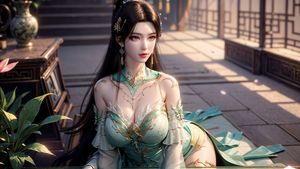 AI Generated Xiao Xun'er Part03: Alluring Traditional Beauty-16