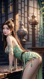 AI Generated Xiao Xun'er Part03: Alluring Traditional Beauty-9