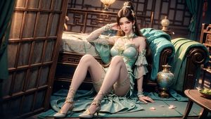 AI Generated Xiao Xun'er Part03: Alluring Traditional Beauty-15