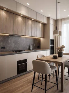 2026 Kitchen Design Trends: Aesthetic Floor-to-Ceiling Cabinets for Maximum Storage and a Dust-Free, Minimalist Look in Modern Homes-1