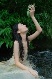 Ethereal Muse by the Stream - YiTuYu Art Language Vol.8957 Yang-0