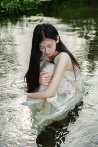 Ethereal Muse by the Stream - YiTuYu Art Language Vol.8957 Yang-14