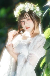 Stunning Asian Art Photography by YiTuYu Art Language Vol.9278 Featuring Model Wo Bian Cheng Zhu Le Ni Fu Ze Ma Aesthetic Portrait Collection-7