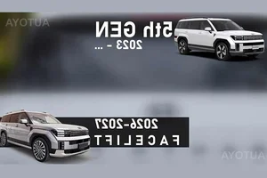 Exclusive Preview: The Futuristic 2027 Hyundai Santa Fe Facelift Redefines Modern Luxury SUV Design and Performance-0