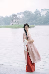 XVG No.26: Elegant Vietnamese Girl with a Charming Smile and White Orchids-5