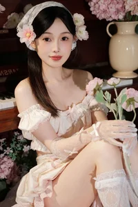 Elegant Portrait Photography: YiTuYu Art Language Vol.9222 featuring Suan Nai Jia Xin Hao Hao Ci – Stunning 18-Image Aesthetic Collection-16