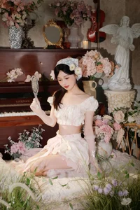 Elegant Portrait Photography: YiTuYu Art Language Vol.9222 featuring Suan Nai Jia Xin Hao Hao Ci – Stunning 18-Image Aesthetic Collection-3