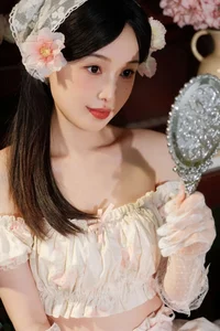 Elegant Portrait Photography: YiTuYu Art Language Vol.9222 featuring Suan Nai Jia Xin Hao Hao Ci – Stunning 18-Image Aesthetic Collection-11