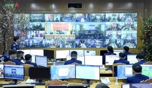 Dedicated Naval Officers Guarding Serene Coastal Waters During Spring: A Tribute to Maritime Duty and Breathtaking Ocean Landscapes-1
