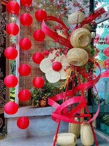 Sustainable Flexible Bamboo Lattice Decor Ideas for Lunar New Year 2026: Eco-Friendly Versatile Screens for Modern Home and Event Backdrops-9
