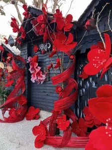 Sustainable Flexible Bamboo Lattice Decor Ideas for Lunar New Year 2026: Eco-Friendly Versatile Screens for Modern Home and Event Backdrops-3