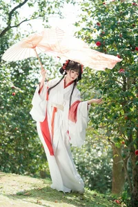 Hanfu Elegance Amidst Camellias YiTuYu Vol.8881 Jiao Yi Zhi Sui Sui-18