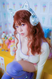 Y2K Cyber Cat Vibes: A Futuristic Fashion Journey with Coser Ely_eee-4