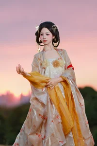 Stunning Mountain Sunset Photography: Xiao Du Tong Xue in YiTuYu Art Language Vol.9311 – Golden Hour Aesthetic and Scenic Travel Inspiration-15