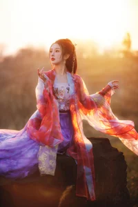 Elegant Traditional Aesthetic and Swordplay Artistry: YiTuYu Art Language Vol.9295 Featuring Model Cang Da Lao-9