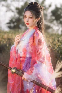 Elegant Traditional Aesthetic and Swordplay Artistry: YiTuYu Art Language Vol.9295 Featuring Model Cang Da Lao-0