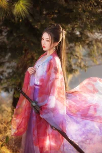 Elegant Traditional Aesthetic and Swordplay Artistry: YiTuYu Art Language Vol.9295 Featuring Model Cang Da Lao-2