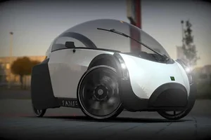 TwoZero Electric Bike: The Futuristic 4-Wheel E-Bike with a Spaceship Cockpit for Sustainable Urban Commuting and Energy-Efficient Travel-4