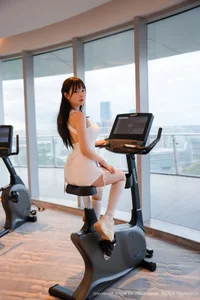 Gym Chic: Ruan Qing's Stunning Fitness-Inspired Photoshoot-0