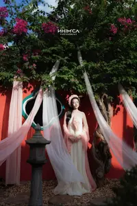 Gentle Beauty of a Vietnamese Girl in Elegant Traditional Attire-22