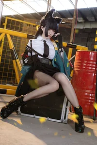Stunning Hoshimi Miyabi Cosplay by Shuang Mu Fu Su from Zenless Zone Zero (ZZZ) – 31P Exclusive Photo Collection-9
