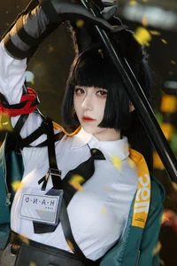 Stunning Hoshimi Miyabi Cosplay by Shuang Mu Fu Su from Zenless Zone Zero (ZZZ) – 31P Exclusive Photo Collection-10