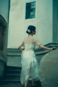 Immerse in Artistic Beauty: Xiao Ran's Graceful Dance Amidst Ancient Nature - YiTuYu Vol.8777-30