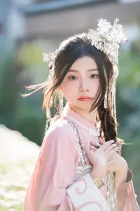 YiTuYu - Vol.8795 Yang Min Ting: Graceful Hanfu Beauty Amidst Spring Blossoms-3
