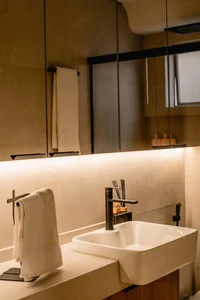 Transform 150m2 apartment into a cozy gathering space by removing partition walls-9