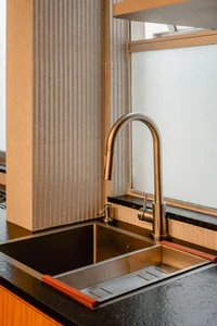 Transform 150m2 apartment into a cozy gathering space by removing partition walls-2