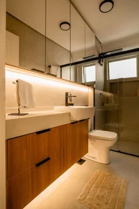 Transform 150m2 apartment into a cozy gathering space by removing partition walls-3