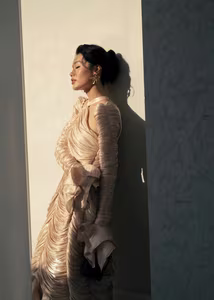 Tram Anh: Elegant French Lady Style Transformation | Actress Fashion-9